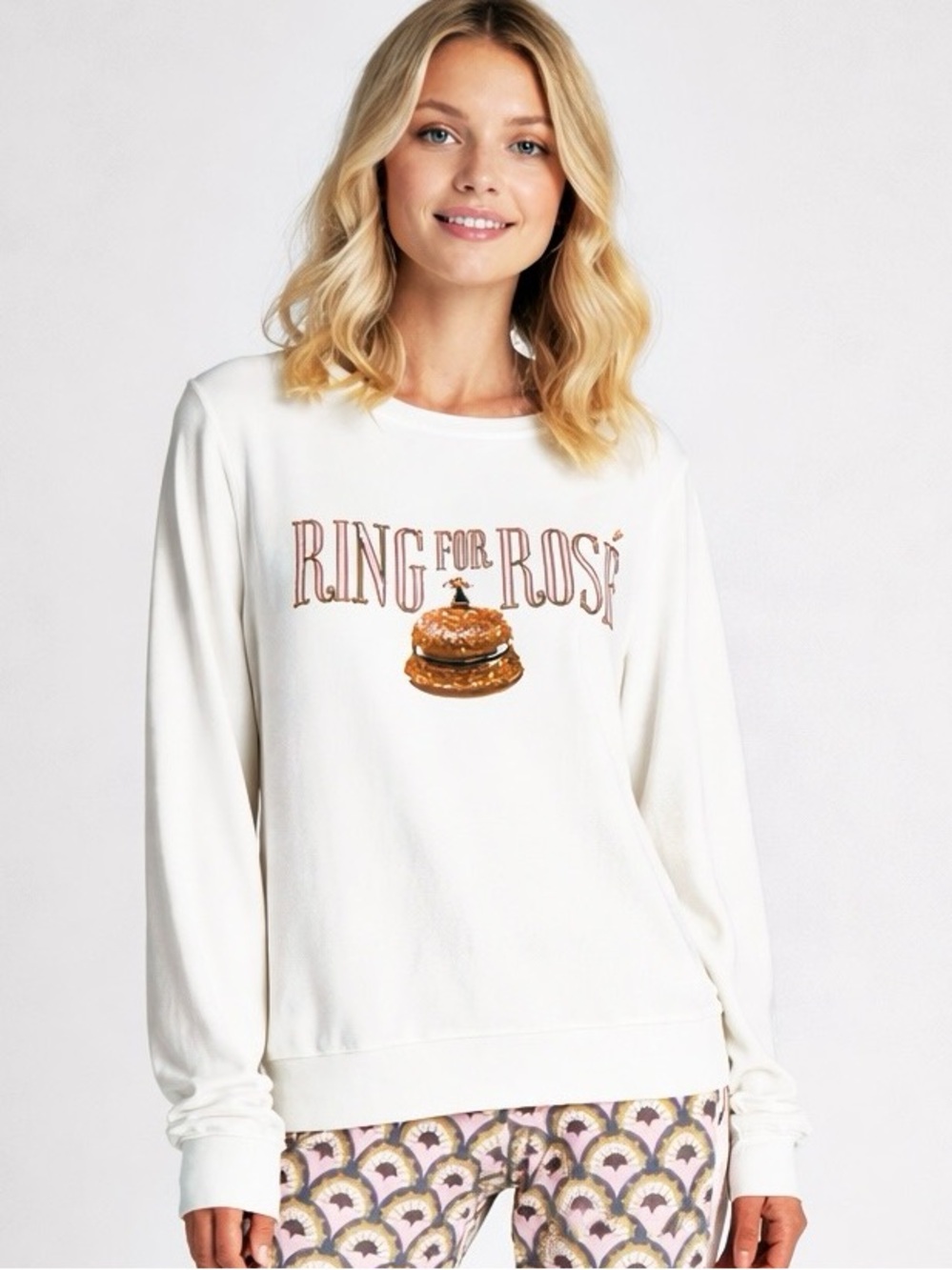 Wildfox Ring for Rosé Baggy Beach Jumper Sweatshirt Soft Cozy Oversized Size S